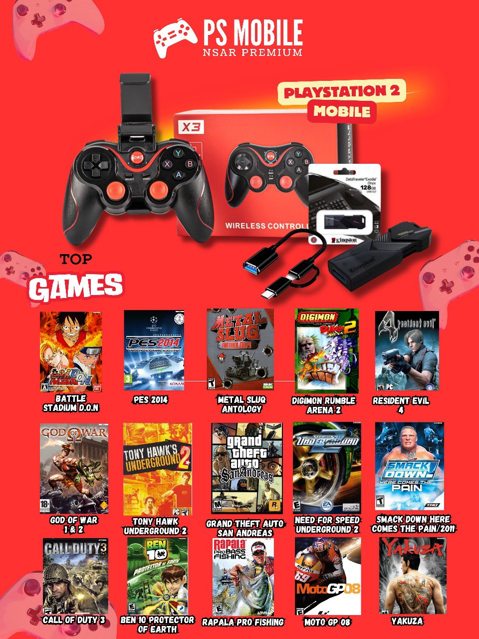 PS MOBILE PLAYSTATION 2