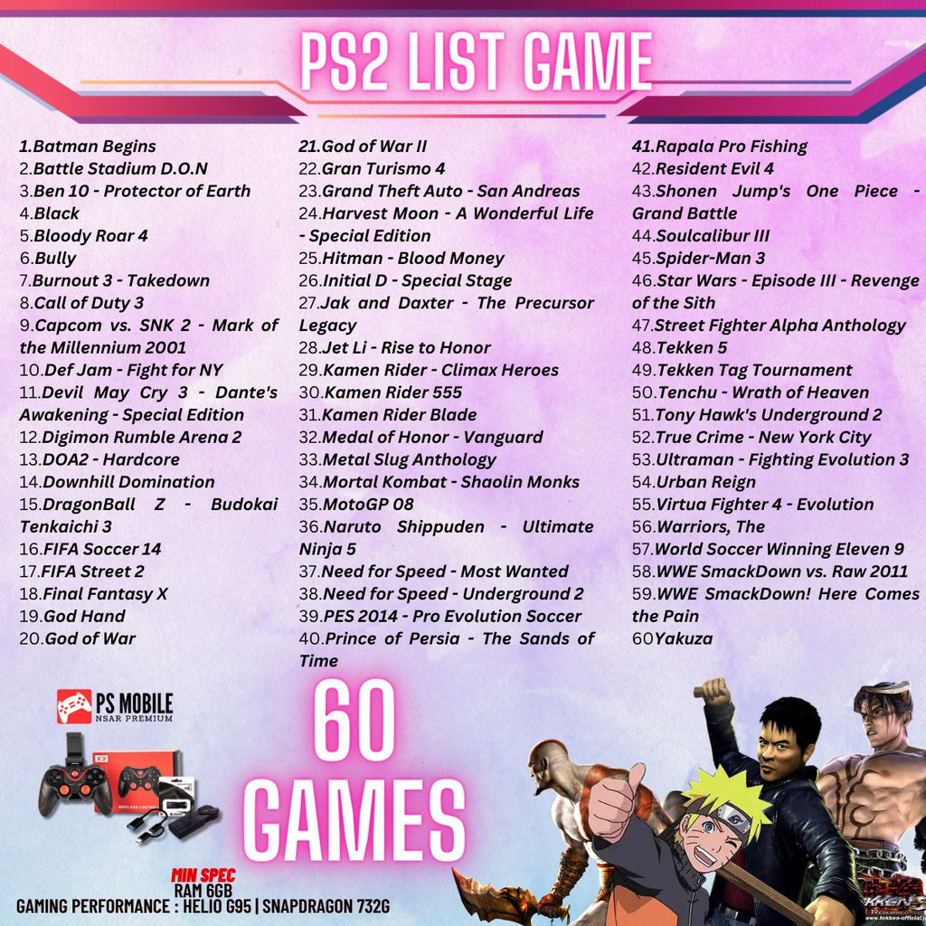 PS MOBILE PLAYSTATION 2