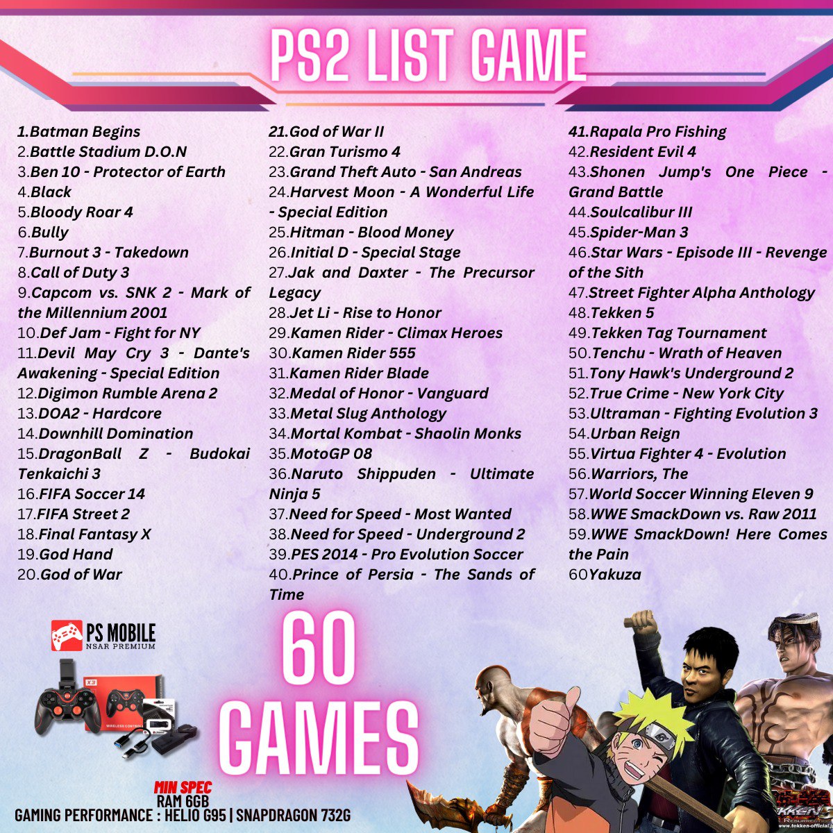 PS MOBILE PLAYSTATION 2
